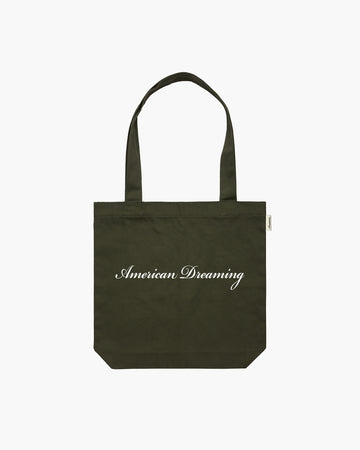AD Tote - Army/White
