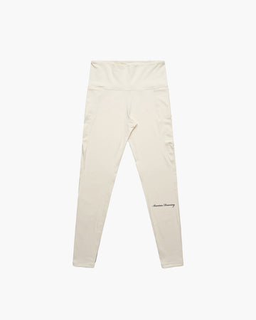 Active Leggings - Ecru/Black