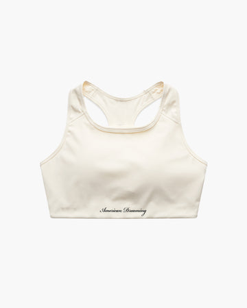 Sports Bra - Ecru White/Black