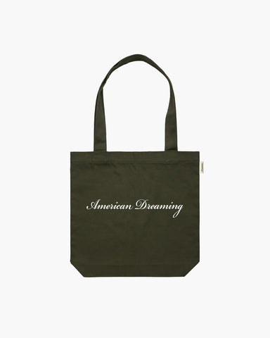 AD Tote - Army/White