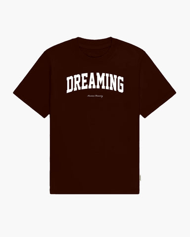 Dreaming Tee - Chestnut/White