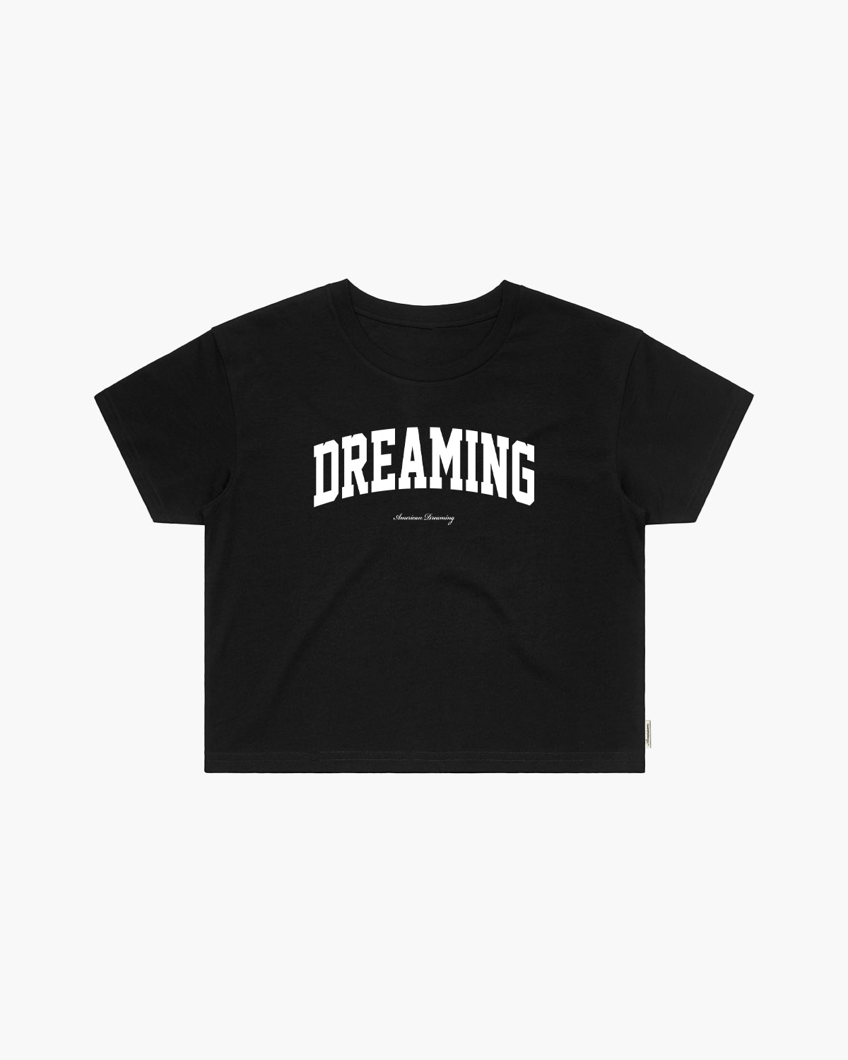 Dreaming Cropped Top - Black/White