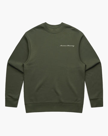 Signature Sweatshirt - Cypress/ECRU