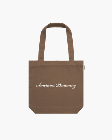 AD Tote - Walnut/White