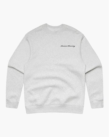 Signature Sweatshirt - White Heather/Black